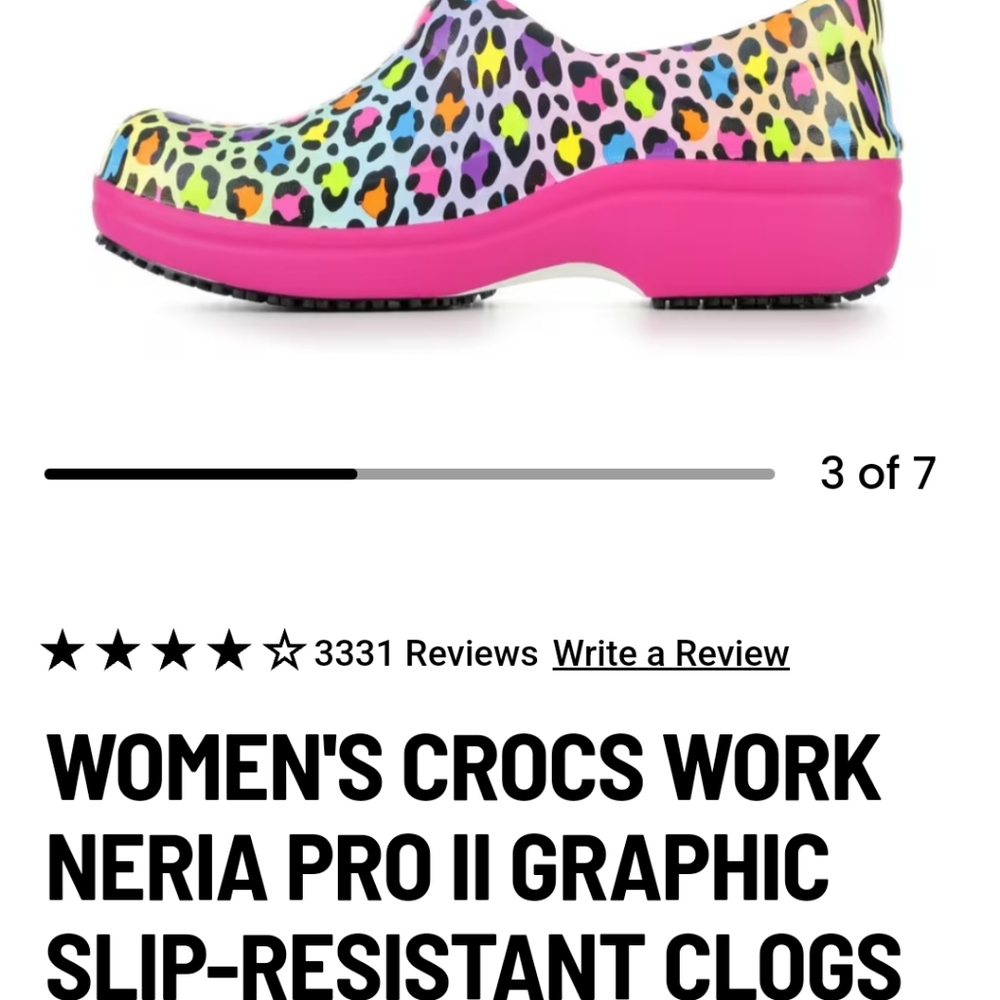 Lisa frank crocs size 7.5